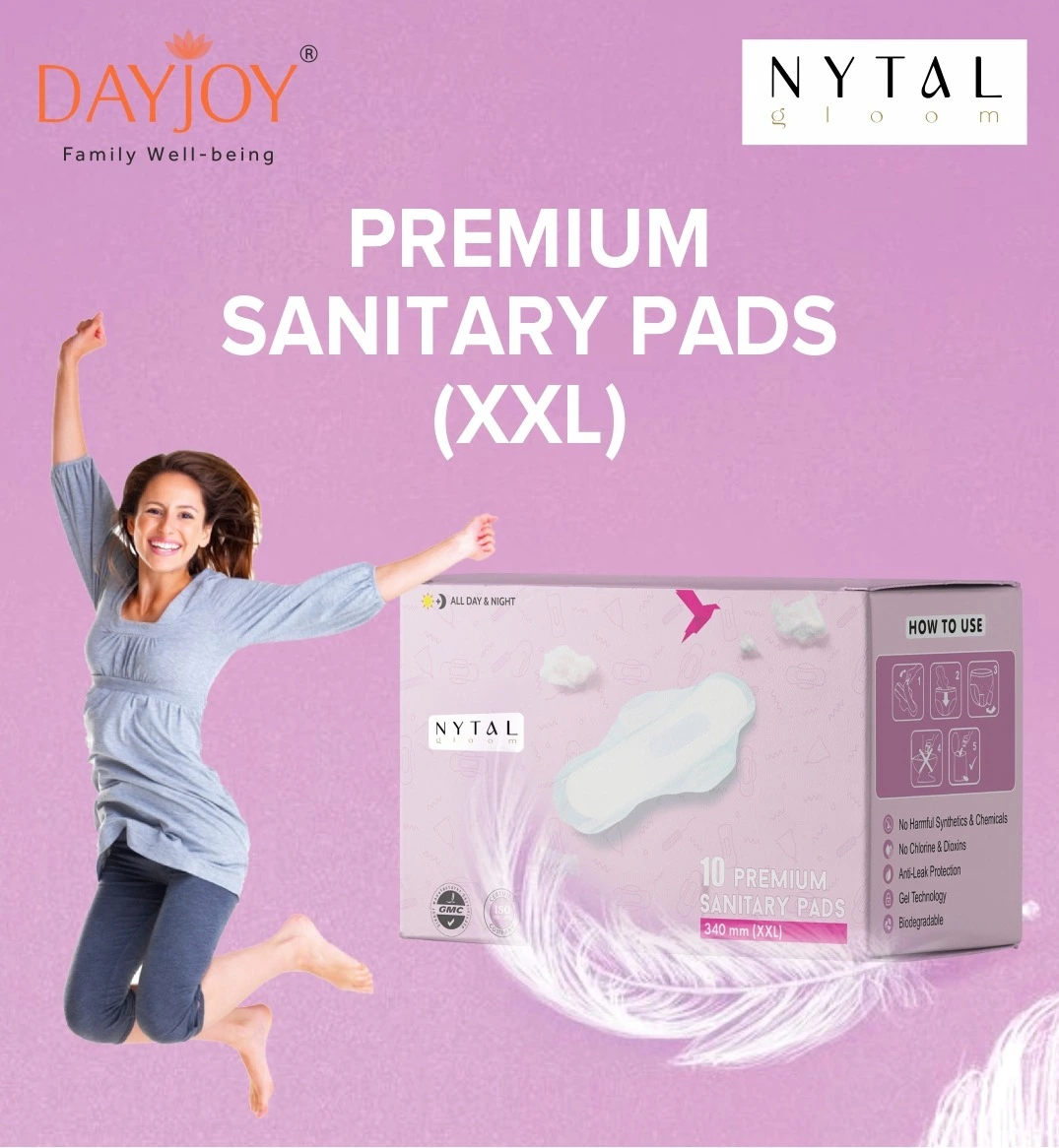 Nytal Gloom Sanitary Pads- Best pads for periods
